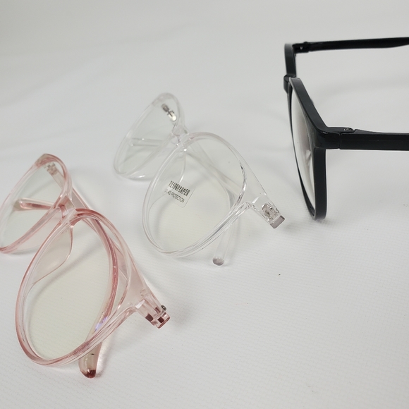 Large Transparent Fashion UV Protecting Glasses - Picture 3 of 7